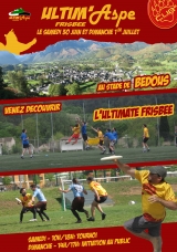 Ultimate frisbee ce WE en Vallée d'Aspe